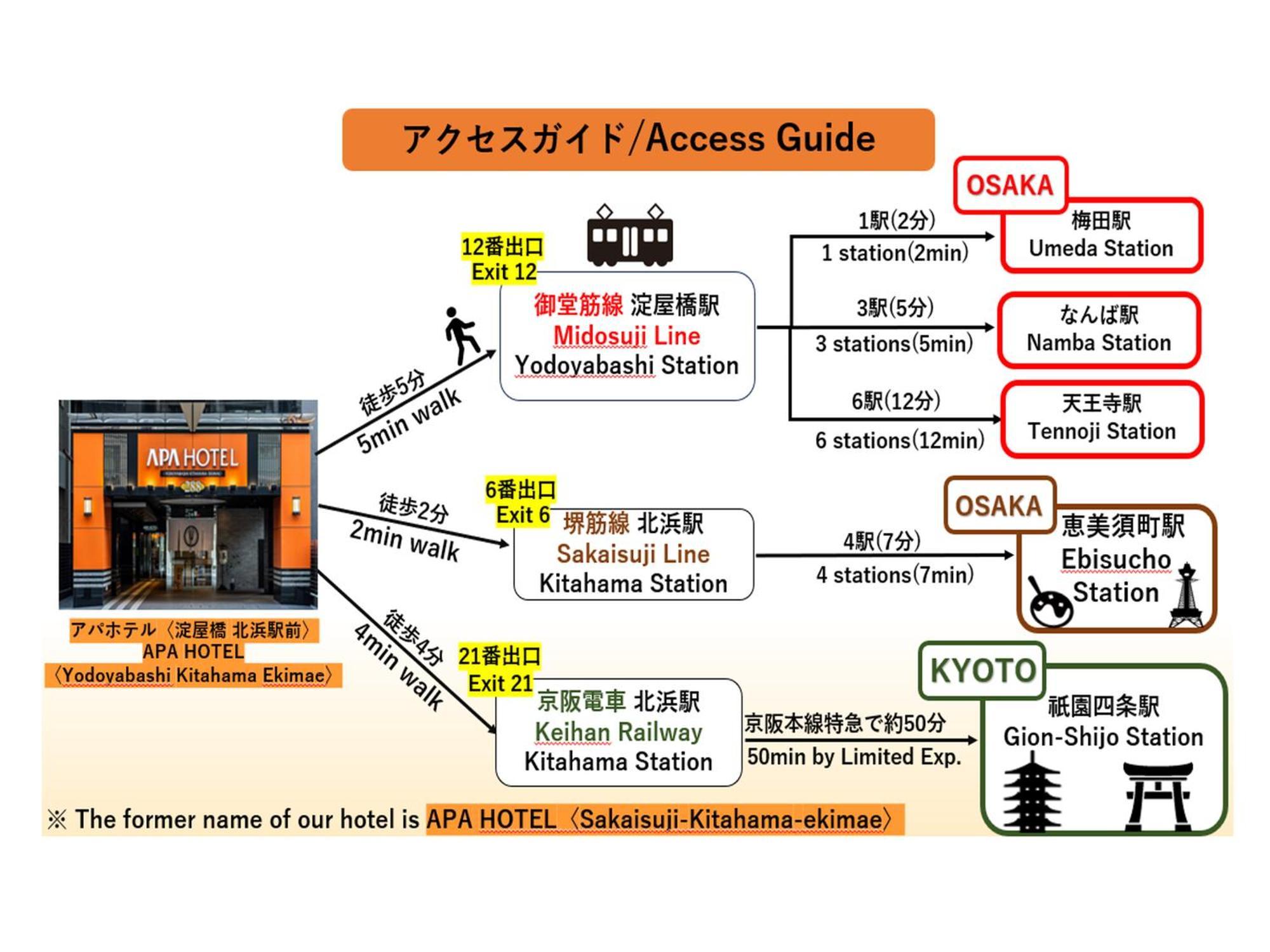 Apa Hotel Yodoyabashi Kitahama Ekimae Osaka Esterno foto